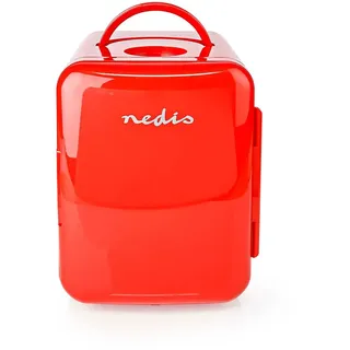 Nedis Tragbarer Mini-Kühlschrank 4 l 27 cm hoch Rot