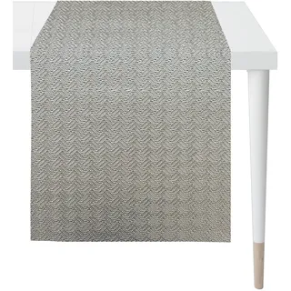 APELT Tischläufer "Metallico" abwaschbar, taupe, glänzend