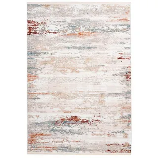 Kayoom Akropolis 325 Vintage-Teppich 80 x 150 cm grau/lachsrosa