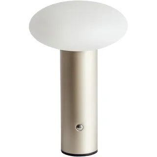 Beliani Tischlampe Gold