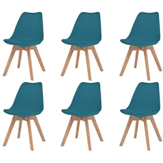 Design Esszimmerstühle 6 Stk. Türkis Kunststoff - Esszimmerstühle 2025 Neu4305184 2parcel - Türkis