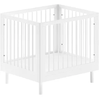 Vipack Laufgitter , Weiß , Holz , Buche , massiv , 99x88x79 cm , höhenverstellbar , Babymöbel & Kindermöbel, Babyzimmer, Laufgitter