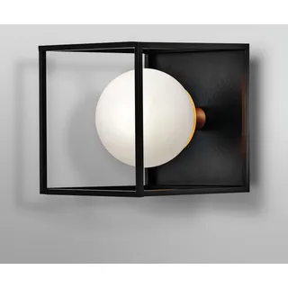 Ledvance Bad-Wandleuchte Decor Square 1-flammig Schwarz 15x15 cm