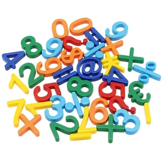 WUMZIRA 85 Stk. Magnetische Zahlen und Geometrische Formen Set, Lernspielzeug für Kinder zum Rechnen & Lernen, Magnete für Kühlschrank und Magnettafel, Pädagogisches Geschenk für Kleinkinder