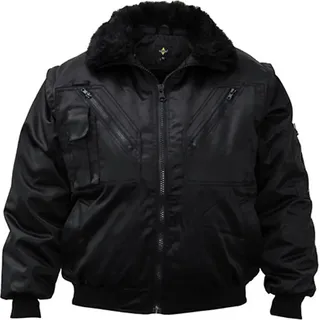 Korntex KXPJ | Pilot Jacket, Vier-in-eins Pilotenjacke - Farbe: Black - Größe: XXL - Schwarz