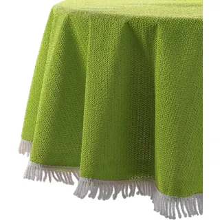 BEAUTEX Gartentischdecke wetterfest oval 150x210 Hellgrün Tischdecke