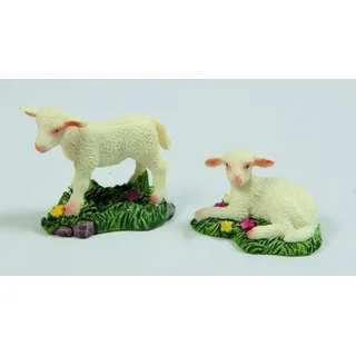 Euronatale Anim. Schaf 5 cm Harz Ass PR-22854, Siehe Foto, Einheitsgröße