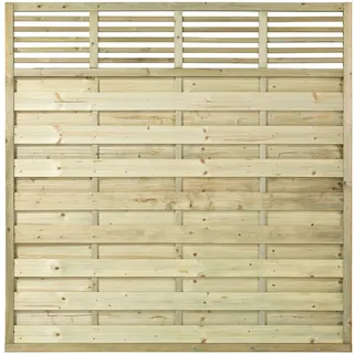 Plus Sichtschutzelement 180 x 180 cm Grün Holz