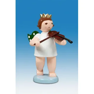 Engelmusikant Engel mit Geige ohne Krone Höhe 22cm NEU Holzengel Weihnachtsengel