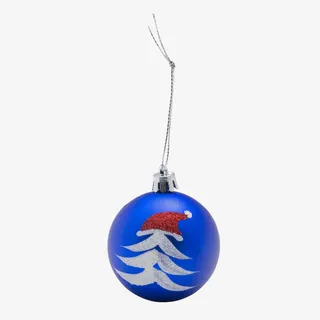 WERKA PRO Weihnachtskugeln 6 cm 9 Stück blau