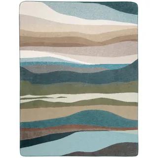 Biederlack Wohndecke mit Zierstich", Iceland Horizon (150x200)