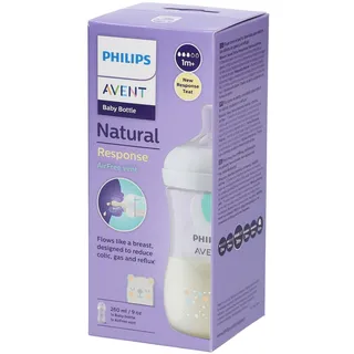 Philips Natural Response - Babyflasche mit Airfree Ventil 1M+ 260ml - SCY673/82