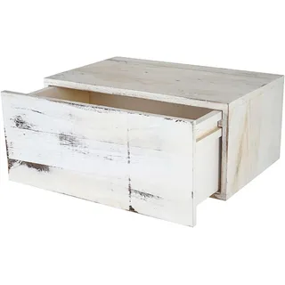 MCW Wandregal Weiß , Holz , 46x21x30 cm , Wohnzimmer, Regale, Wandregale