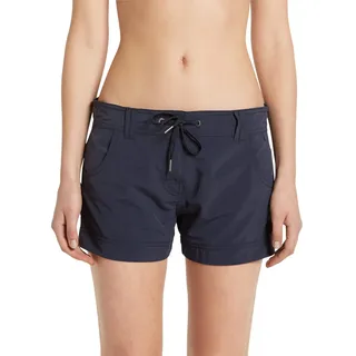 Marc O’Polo Body & Beach Damen Marc O ́Polo Beach-Shorts Badeshorts, Schwarz (Blauschwarz 001), 40 (Herstellergröße: L)