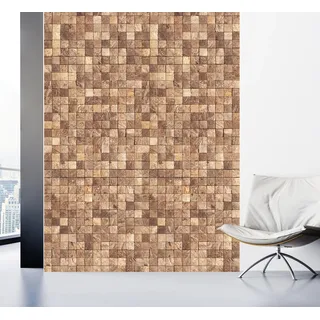 Queence »Steinoptik Mosaik« Motiv bedruckt glatt Wandpaneele, selbstklebend, Tapete, Sticker, Wanddeko, XXL-Fotomotiv,