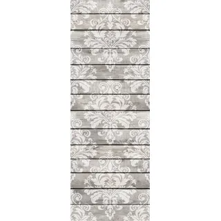 Queence Vinyltapete Souckealh 90x300 cm 90 g weiß 34193