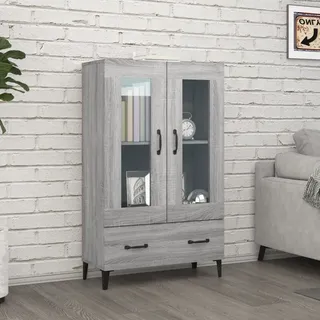vidaXL Highboard Grau Sonoma 70x31x115 cm Holzwerkstoff - Grau