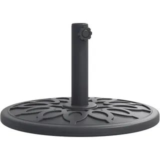 vidaXL Schirmständer Beton 12 kg Schwarz