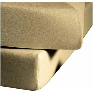 Comfort 001117 Jersey 180 x 200 - 200 x 220 cm beige