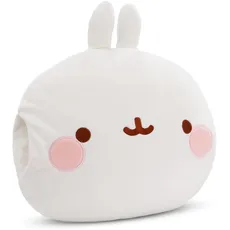 NICI Handmuff Molang 33x33x10cm - Flauschiger Kinder Muff mit Molang Gesicht für Mädchen, Jungen & Babys, Handwärmer ideal für kalte Tage – 61169