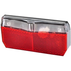 FISCHER Erwachsene Dynamo LED-rückleuchte Gepäckträger, rot, One Size