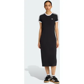 adidas Shirtkleid Schwarz/Weiß S