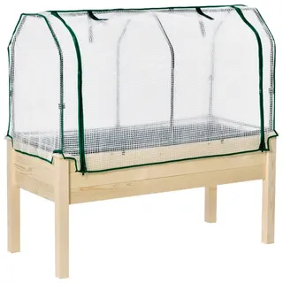 Outsunny Hochbeet 121 x 55 x 117 cm Fichtefarben