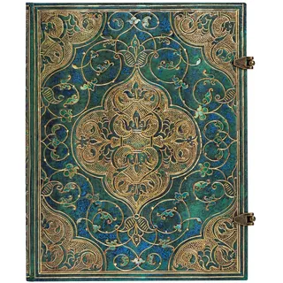 Paperblanks - Chroniken in Türkis - Notizbuch Ultra Liniert, Ultra (230 x 180)