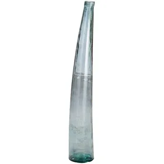 Gilde Vase Corno petrol aus recyceltem Glas Europäische Herstellung H: