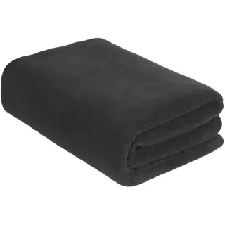KinHwa Mikrofaser Badetuch groß XXL 100cmx200cm Badehandtuch schnelltrocknend & fusselfrei Duschtuch Saunatücher Weich und saugstark Handtücher Schwarz