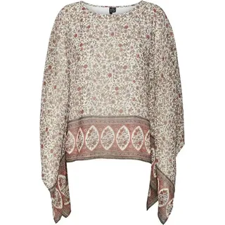 Vero Moda Boho Langarmbluse Beige M Damen Beige M - Beige