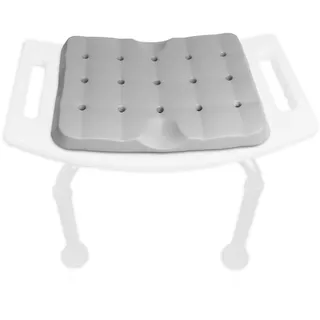 KMINA Sitzkissen Dusche 35 x 27 cm Grau