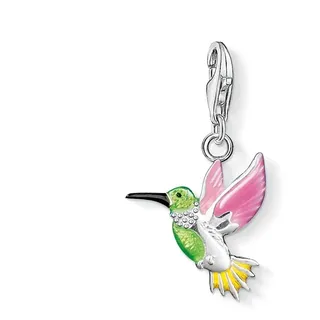 Thomas Sabo Kolibri Charm Anhänger Silber mehrfarbig 0655-007-7