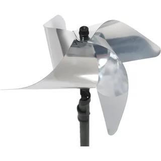 Nature Windspiel Windmühle Vogelschreck Silber Ø 20 x 0,3 mm
