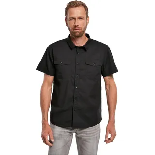 Brandit Textil Brandit Roadstar Shirt Hemd kurzarm schwarz, Größe S