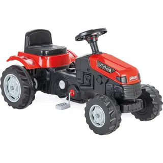 Trettraktor ab 3 Jahre, rot, Traktor zum draufsitzen, Kinder Traktor - Rot