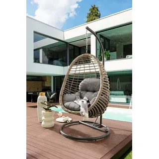 Destiny Hängesessel Coco Sunrise inkl. Gestell, und Polster, grau