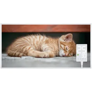 Infrarotheizung HF-HP105 mit Bild 1000 W Katze