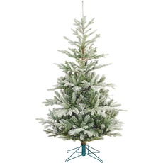 Black Box Trees Celtis Künstlicher Weihnachtsbaum – H155 x Ø97 cm – Grün mit Frostoptik