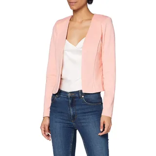 ICHI IHKATE SHORT BL Damen Blazer Kurzblazer Jacke Kurzblazer mit Stretch, Größe:L, Farbe:Rose Smoke Melange (1415061)