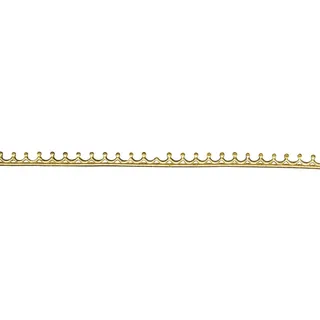 Rayher Wachs-Borte, gold, Länge 19 cm, Breite ca. 7 mm, Btl. 2 Stück, Verzierwachs, Wachs zum Kerzen verzieren, Kerzenwachs, für Kommunionkerzen, Hochzeitskerzen, 3109706