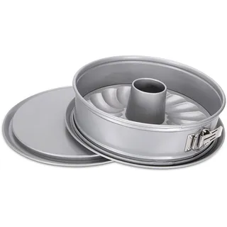 Städter Springform we love baking, Ø 28 cm, mit Flach- und Rohrboden, Hochwertige Antihaftbeschichtung, PFAS frei, Backform für Kuchen & Torten