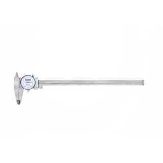 Fowler Volle Garantie Edelstahl stoßfest Zifferblatt Bremssattel, 52–008–712–0, 0–30,5 cm Messbereich, 0 cm Graduation Intervall, Gesicht Farbe Weiß