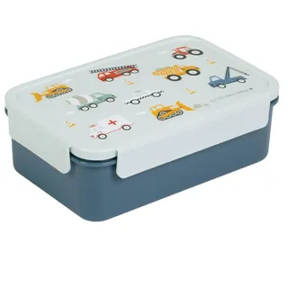 A little lovely Company Bento-Lunchbox mit 3 Fächern, Motiv: Fahrzeuge