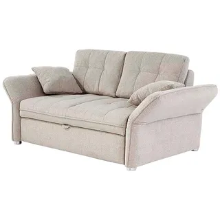 Jockenhöfer Schlafsofa JOCKENHÖFER GRUPPE "Leon, mit Schlaf- und Relaxfunktion", grau (hellgrau 443, 29), B:147cm T:105cm, Korpus: 100% Polyester;Kissen: 100% Polyester, Sofas, Schlafsofa, 3 Breiten und Farben wählbar, inklusive Kissen