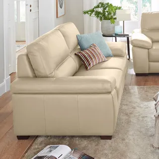 Calia Italia Couch Leder 3-Sitzer Beige