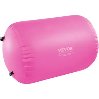 Vevor Aufblasbare Airroll, Gymnastik-Rolle 60 x 123 cm, Air Matte Pumpe Tumbling Matten, Multifunktionale Fitnessrolle Heimgebrauch/Fitnessstudio/Yoga/Cheerleading
