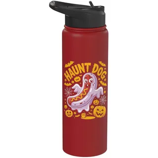 Haunt Dog Lustiger Halloween-Hotdog-Geist Stainless Steel Insulated Water Bottle