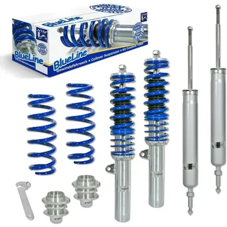JOM BlueLine Gewindefahrwerk passend für BMW 3er (E90, E91, E92, E93) Baujahr 2005-2013, außer X-Drive- und M3-Modelle