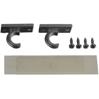 LIEDECO Klebeträger für Cafehausstangen Ø 12 mm Silber